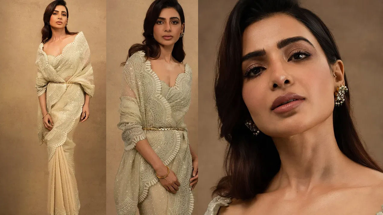 Samantha's Latest Saree Look Stuns Fans