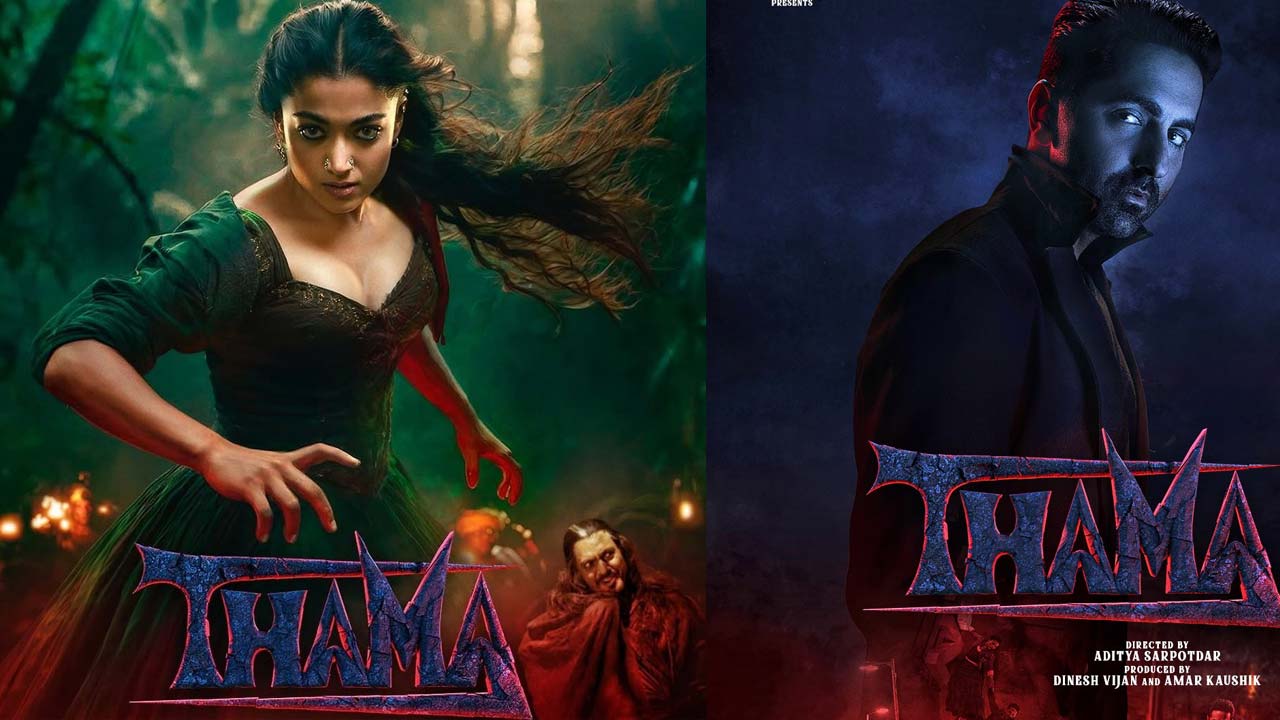 Thama First Looks: Ayushmann, Rashmika And Nawazuddin Revealed
