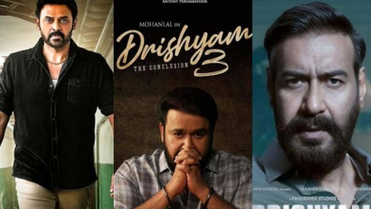 Venkatesh's Drishyam 3 To Release In Telugu, Hindi, Malayalam Simultaneously Venkatesh's Drishyam 3 To Release In Telugu, Hindi, Malayalam Simultaneously