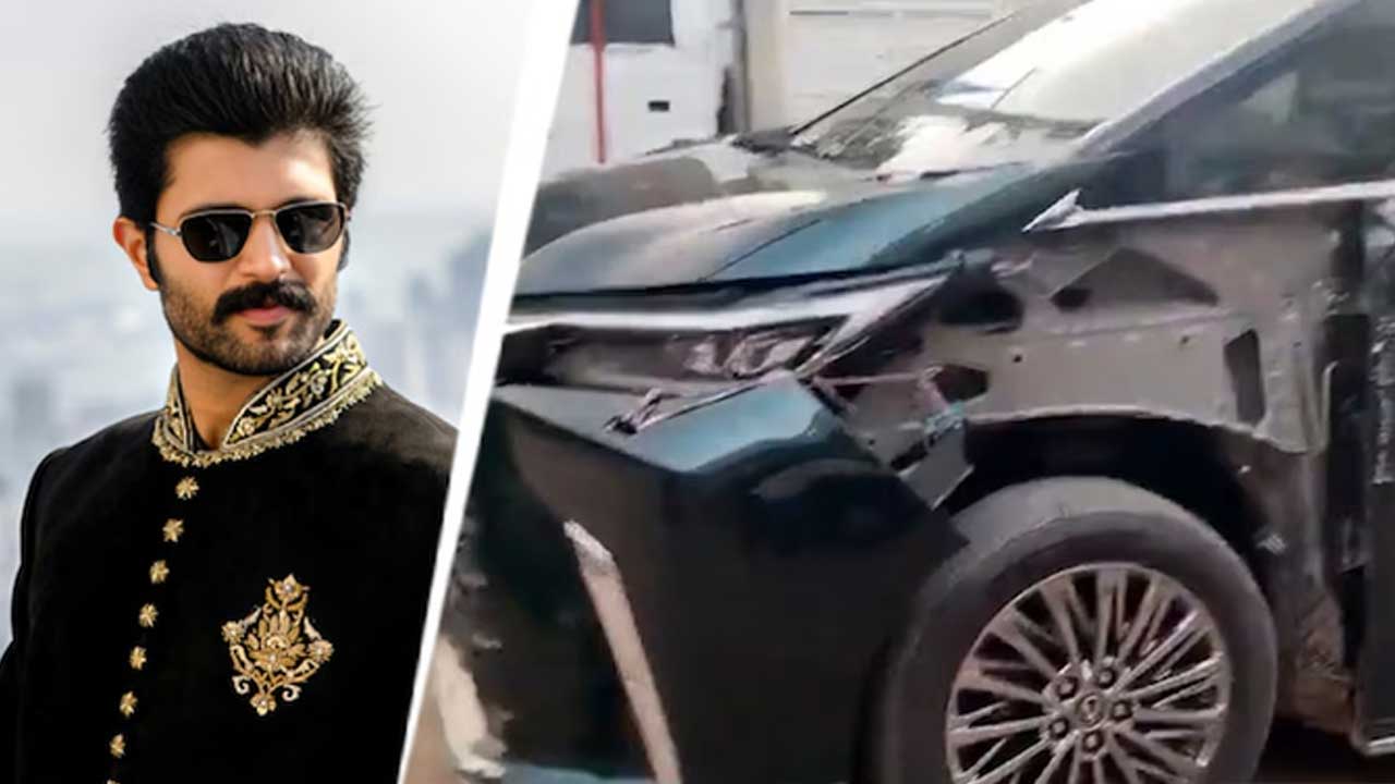 Did Vijay Deverakonda Just Survive a Scary Road Accident in Telangana?