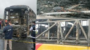Bus Catches Fire on Hyderabad-Bengaluru Highway