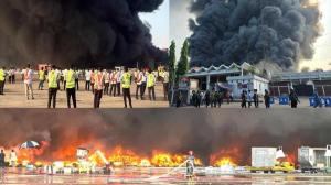 Major Fire Erupts at Dhaka Airport Cargo Terminal, All Flights Suspended