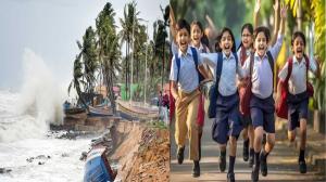 Heavy Rains Hit Andhra: 22 Districts Announce Holidays Cyclone Montha Impact: Holidays Declared in 22 Andhra Districts