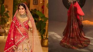 Janhvi Kapoor bridal look photos
