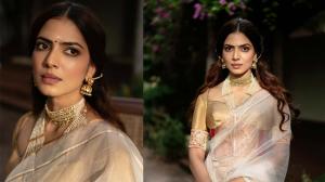 Malavika Mohanan Onam look