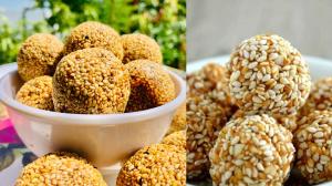 Sesame Jaggery Laddu Recipe