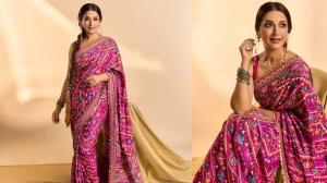 Sonali Bendre Patan Patola saree