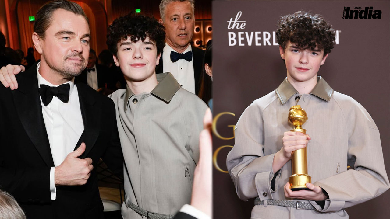 Leonardo DiCaprio Poses With Youngest Golden Globes Winner Owen Cooper in Viral Pic